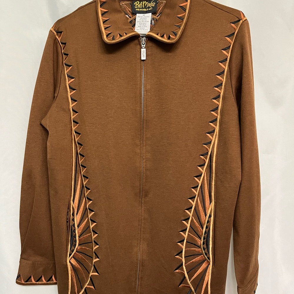 Bob Mackie Wearable Art Jacket - image 1